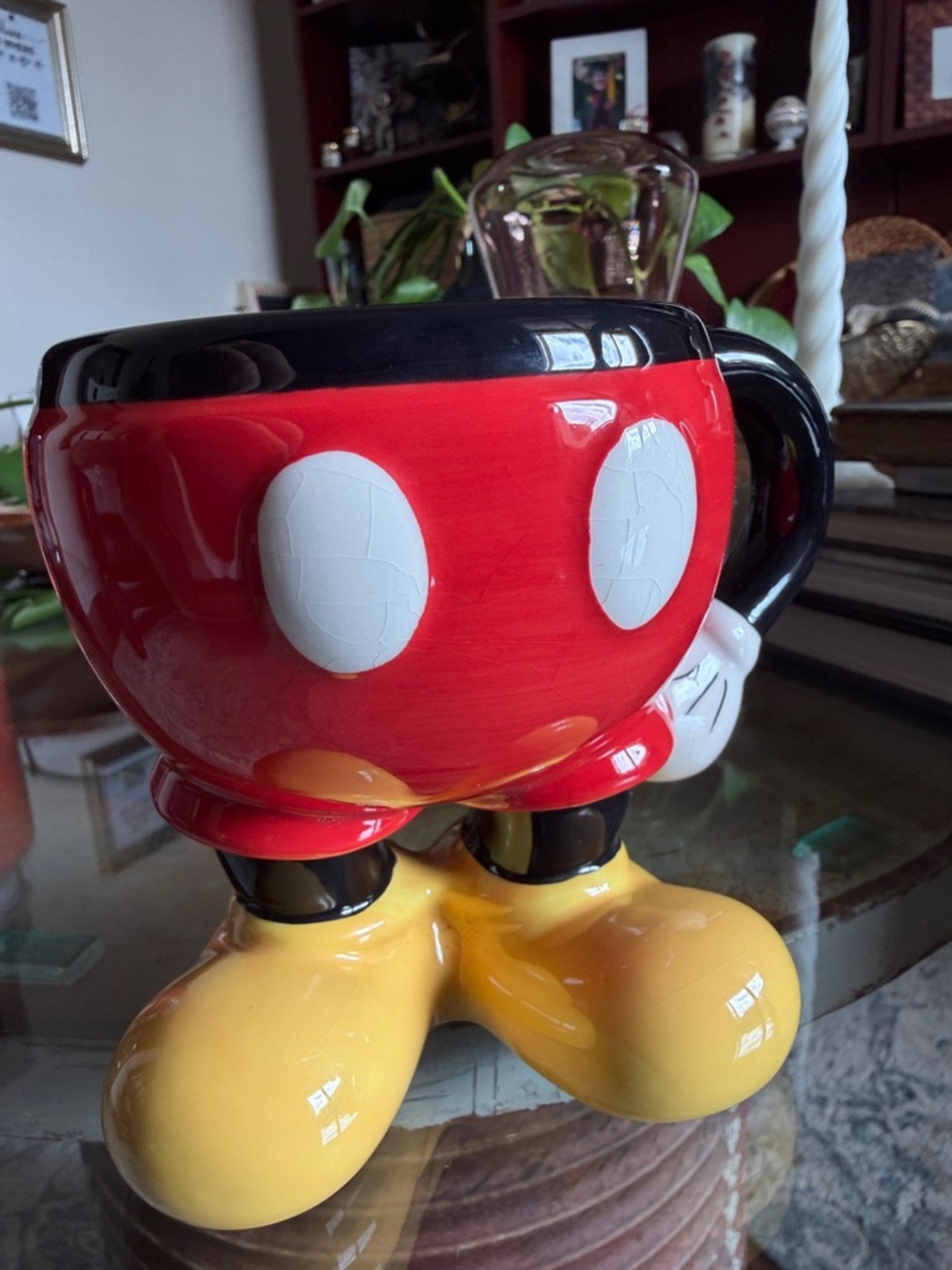 Disney parks Mickey Mouse Character Ceramic Mug Cup Planter